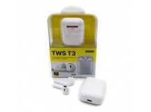 Беспроводные наушники Bluetooth WK T3 (TWS/вкладыши) Белые
