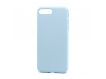 Чехол Silicone Case без лого для Apple iPhone 7/8 Plus (полная защита) (044) светло голубой