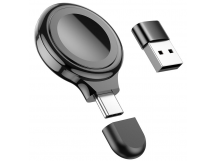 Беспроводное зарядное устройство HOCO CW36 для iWatch (черный)