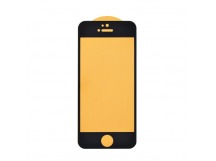 Защитное стекло 6D для iPhone 5/5S/5C (черный) (VIXION) тех пак