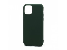 Чехол Silicone Case NEW ERA (накладка/силикон) для Apple iPhone 11 Pro/5.8 темно зеленый