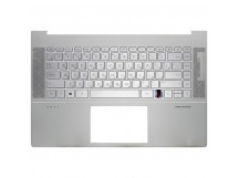 Топ-панель HP Envy 15-ep серебряная
