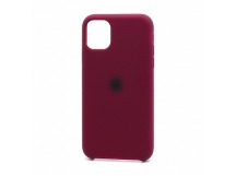 Чехол Silicone Case с лого для Apple iPhone 11 Pro/5.8 (пол. защита)(052)бор