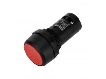 Кнопка EB22 возвратная NO+NC 230В, красная "Rexant"