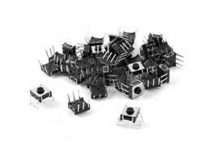 Кнопка модульная с фиксацией 7мм х 7мм, 6 контактов