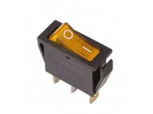 Переключатель RWB-403 (IRS-101-1C, KCD3-101/N) on-off 3 контакта 15А, 250В (жёлтый)