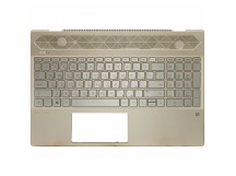 Топ-панель HP Pavilion 15-cw золотая