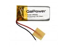 Аккумулятор Li-Pol LP401430 PK1 3.7V 120mAh (толщ.4,0мм, шир.14мм, дл.30мм) "GoPower"