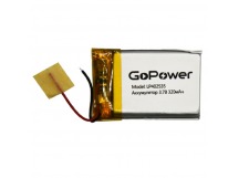 Аккумулятор Li-Pol LP402535 PK1 3.7V 320mAh (толщ.4,0мм, шир.25мм, дл.35мм) "GoPower"