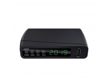 Ресивер  Perfeo DVB-T2/C "STREAM" для цифр.TV, Wi-Fi, IPTV, HDMI, 2 USB, DolbyDigital, пульт ДУ