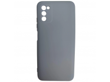                                     Чехол силиконовый Samsung A03s Silicone Cover NANO 2mm серый