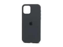 Чехол Silicone Case с лого для Apple iPhone 13 mini/5.4 (полная защита) (015) графитовый