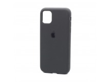 Чехол Silicone Case с лого для Apple iPhone 11 Pro Max/6.5 (015) графито