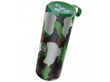 Колонка беспроводная Hoco BS33,(USB/FM/TF/AUX)  цвет камуфляж зеленый