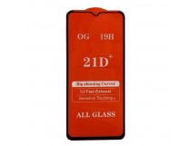 Защитное стекло 9D Realme C21Y (2021) тех упаковка Черное