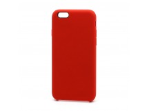 Чехол Silicone Case без лого для Apple iPhone 6/6S (014) красный
