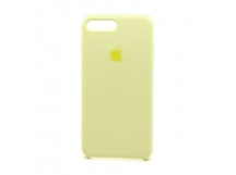 Чехол Silicone Case с лого для Apple iPhone 7/8 Plus (051) светло желтый