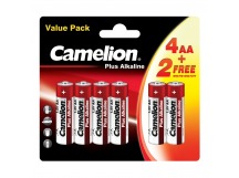 Элемент питания LR 6 Camelion Plus BL4+2