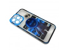 Чехол iPhone 13 Pro Max (Full Camera/Здравстуй Космос) Силикон Прозрачный 1.5mm