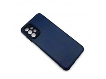 Чехол Samsung A13 (2022) Кожа Темно-Синий