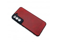 Чехол Samsung S22 (2022) Кожа Красный