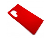 Чехол Samsung S22 Ultra (2022) Силикон Матовый Красный