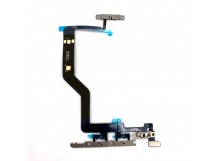 Шлейф iPhone 12 Pro Max на кнопки включения и громкости + толкатели металл (MD)