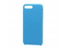 Чехол Silicone Case без лого для Apple iPhone 7/8 Plus (016) голубой