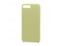 Чехол Silicone Case без лого для Apple iPhone 7/8 Plus (051) светло жел