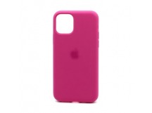 Чехол Silicone Case с лого для Apple iPhone 11Pro Max/6.5 (пол.защ)(054)тм.роз