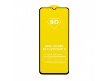 Защитное стекло 9D Samsung Galaxy A03 Core черное. тех. пак