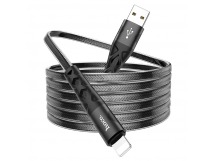 Кабель USB - Apple Lightning HOCO U105 Treasure 2.4A, 1.2m (черный)