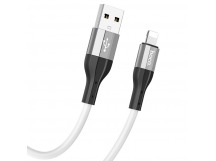 Кабель USB - Apple Lightning HOCO X72 Creator Silicone 2.4A, 1m (белый)