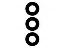 Стекло камеры для Xiaomi Redmi 9T (M2010J19SY) (комплект 3 шт.) Черный