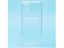 Чехол-накладка - SC276 с картхолдером для "Samsung SM-A125 Galaxy A12" (transparent) (206012)