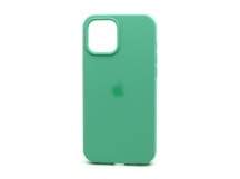 Чехол Silicone Case с лого для Apple iPhone 12 Pro Max/6.7 (полная защита) (050) зеленый