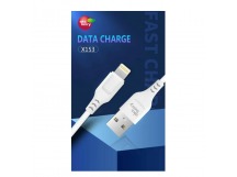 Кабель USB - Apple lightning Aksberry X153 (white)