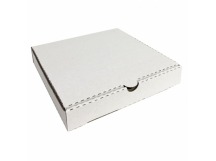 Коробка под пиццу 250*250*40мм квад/белая складная Е 1/50шт