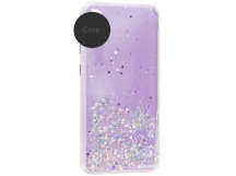                                         Чехол силиконовый Samsung S22 звездопад фиолетовый*