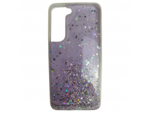                                         Чехол силиконовый Samsung S22 звездопад фиолетовый*