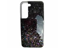                                         Чехол силиконовый Samsung S22 звездопад черный*
