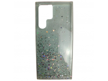                                         Чехол силиконовый Samsung S22 Ultra звездопад зеленый*