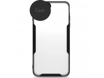                         Чехол силикон-пластик Infinix Note 11 Pro прозрачный с окантовкой черный*