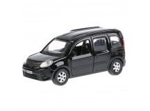 Машина Технопарк металл. Renault Kangoo (12см) откр.дв,инерц,в/к KANGOO-BK, шт