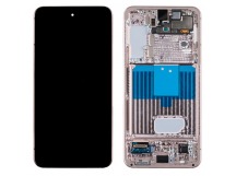 Дисплей для Samsung Galaxy S22 (S901B) модуль с рамкой Розовый - OR (SP)