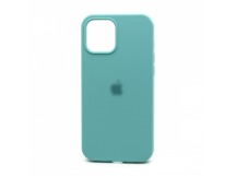 Чехол-накладка Silicone Case с лого для Apple iPhone 13 Pro  (полная защита) (021) голубой