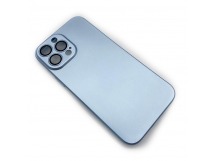 Чехол iPhone 13 Pro (Glass Camera) Силикон 1.5mm Голубой