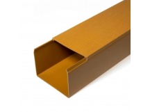 Кабель-канал бук 25х25 ПВХ, 2-й замок, Промрукав (упак. 32 м), м