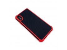 Чехол iPhone X/XS Robust Черно-Красный
