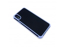 Чехол iPhone X/XS Robust Черно-Фиолетовый
